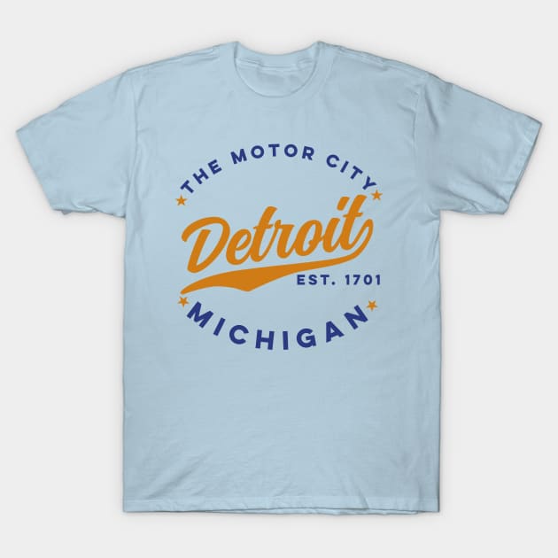 The Motor City Detroit T-Shirt by DetourShirts